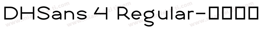 DHSans 4 Regular字体转换